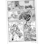 Comic Book Interiors (pencil, ink, gray tones), Dimestore Productions