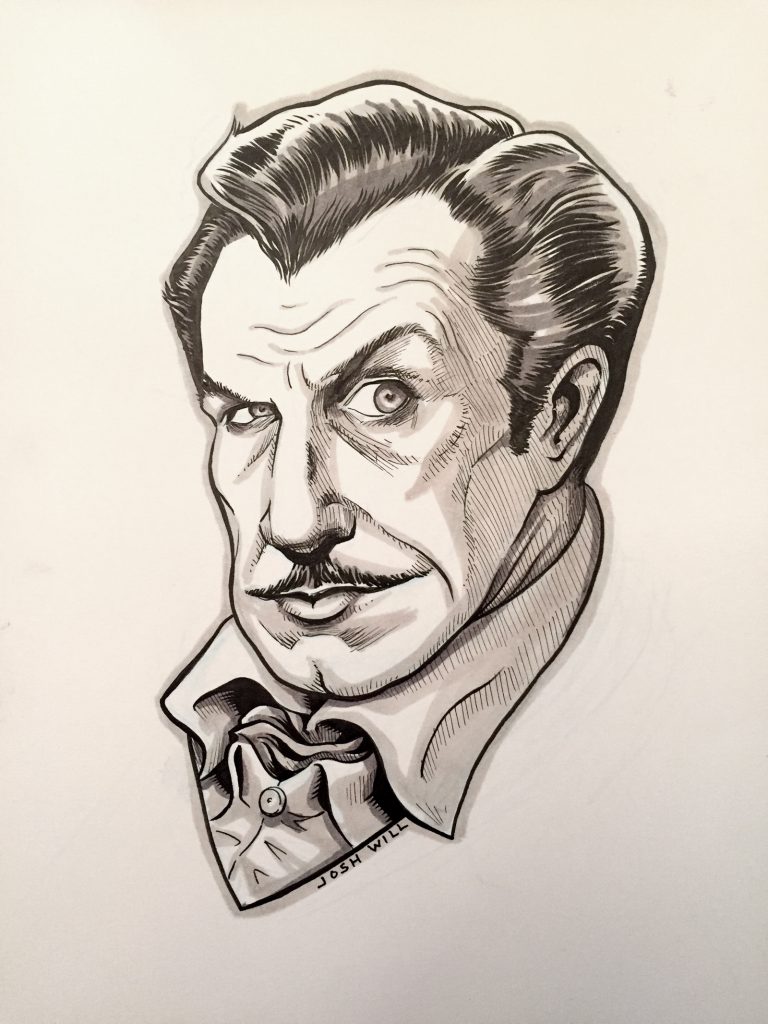 Inktober_Vincent_Price