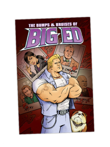 Big Ed comic book cover illustration for Dimestore Productions