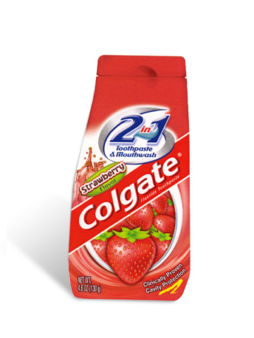 Strawberry flavor Illustration for Colgate