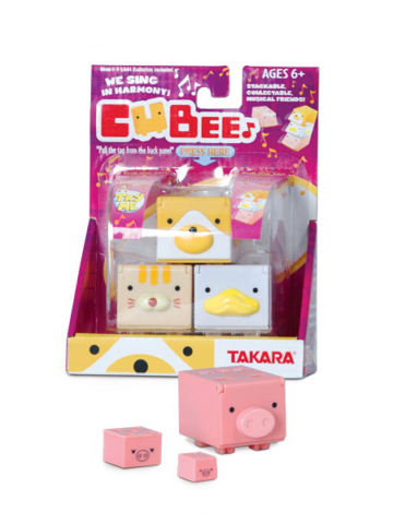 Takara Cubee toy package design