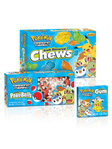 Barton's Candy Fruit flavored Pokemon chews box design