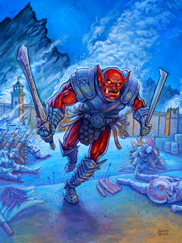 Fury Orc action figure illustration